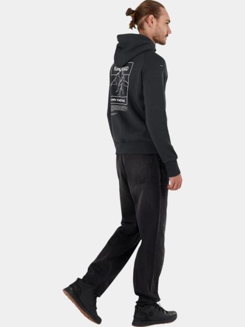 pulover cu gluga pt. barbati Fundango Talis Hooded Sweatshirt gri 4