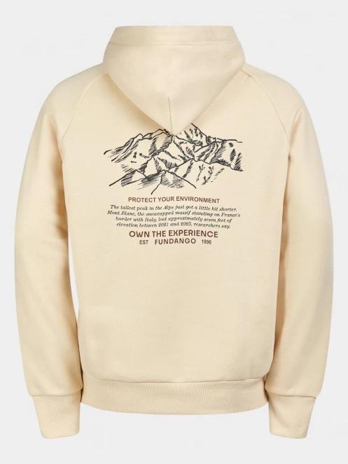 pulover cu gluga pt. barbati Fundango Talis Hooded Sweatshirt nisip 11