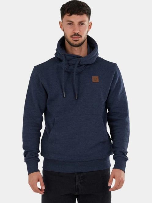 pulover cu gluga pt. barbati Fundango Conor Hooded Sweatshirt albastru inchis 2
