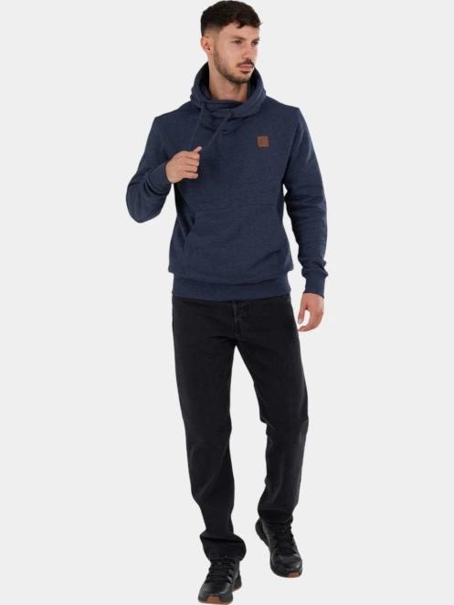 pulover cu gluga pt. barbati Fundango Conor Hooded Sweatshirt albastru inchis 3