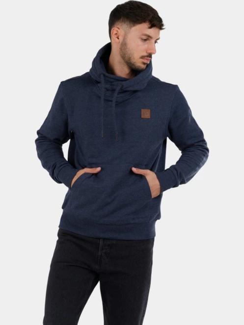 pulover cu gluga pt. barbati Fundango Conor Hooded Sweatshirt albastru inchis 4