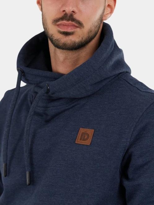 pulover cu gluga pt. barbati Fundango Conor Hooded Sweatshirt albastru inchis 5