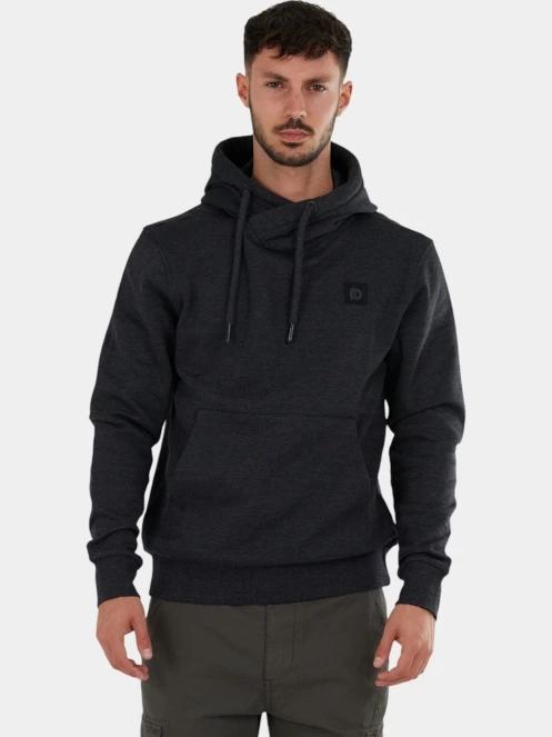 pulover cu gluga pt. barbati Fundango Conor Hooded Sweatshirt negru 2