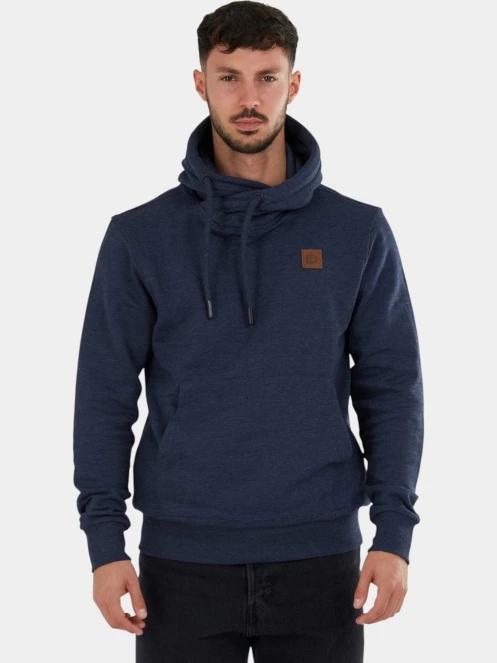 pulover cu gluga pt. barbati Fundango Conor Hooded Sweatshirt albastru inchis 2