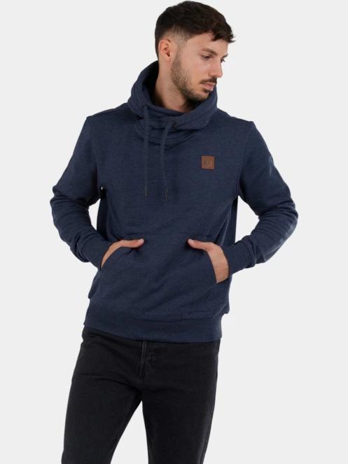 pulover cu gluga pt. barbati Fundango Conor Hooded Sweatshirt albastru inchis 4