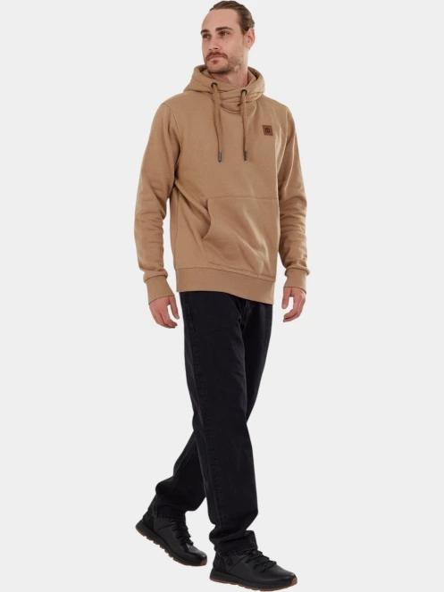 pulover cu gluga pt. barbati Fundango Conor Hooded Sweatshirt maro 4