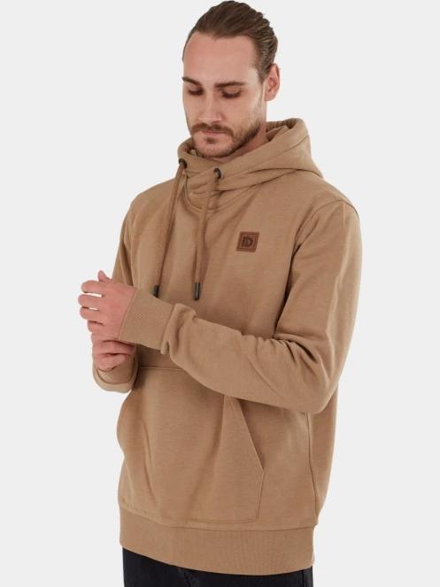 pulover cu gluga pt. barbati Fundango Conor Hooded Sweatshirt maro 5
