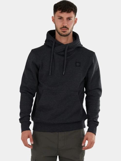 pulover cu gluga pt. barbati Fundango Conor Hooded Sweatshirt negru 2