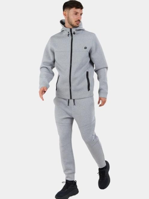 pulover cu gluga pt. barbati Fundango Hamal Tech Hoodie gri 4