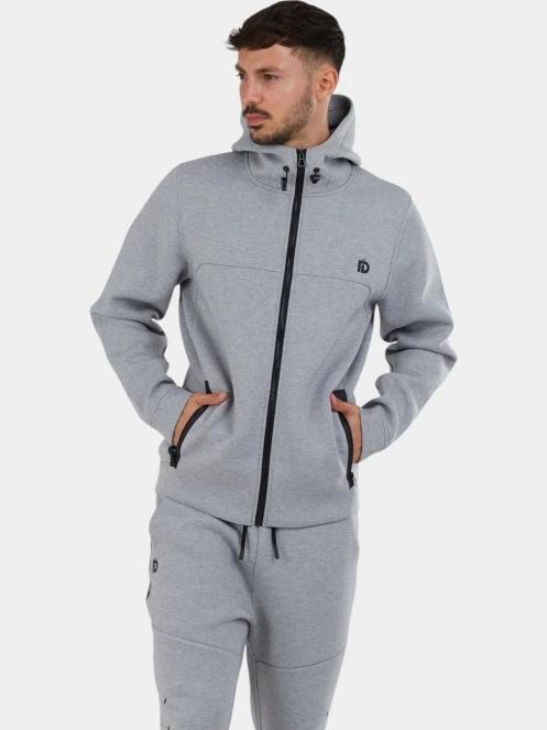 pulover cu gluga pt. barbati Fundango Hamal Tech Hoodie gri 5