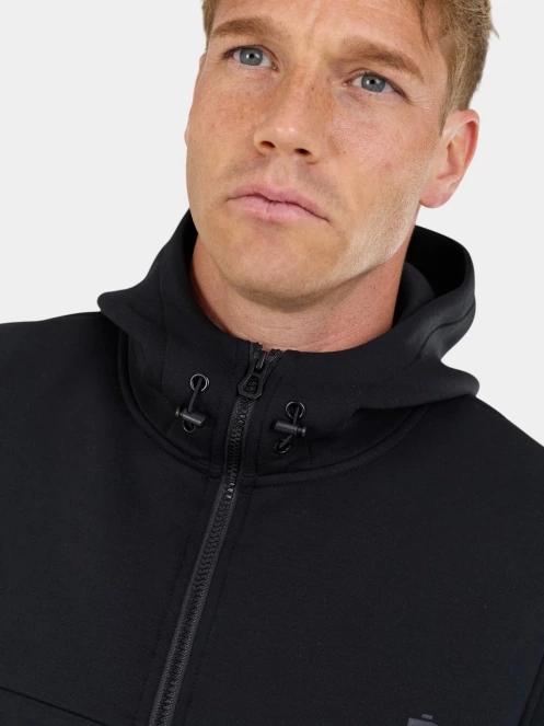 pulover cu gluga pt. barbati Fundango Hamal Tech Hoodie negru 5