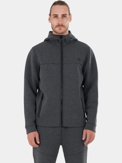 pulover cu gluga pt. barbati Fundango Hamal Tech Hoodie negru 2