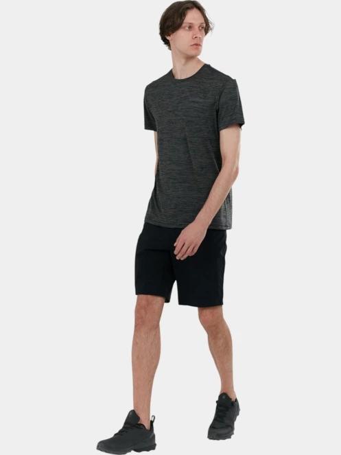 tricou pentru sport, cu maneci scurte pt. barbati Fundango Skeleton Tech-T gri 4