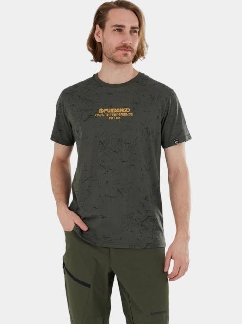 tricou pentru sport, cu maneci scurte pt. barbati Fundango Theory T-shirt oliv 5