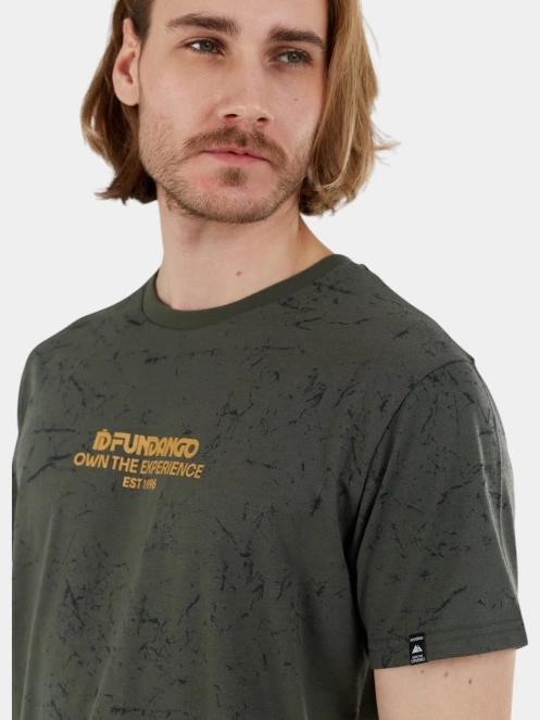 tricou pentru sport, cu maneci scurte pt. barbati Fundango Theory T-shirt oliv 6