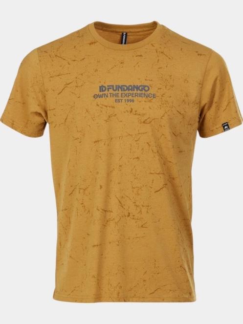 tricou pentru sport, cu maneci scurte pt. barbati Fundango Theory T-shirt galben 7