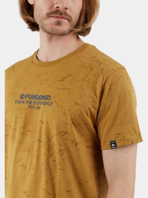 tricou pentru sport, cu maneci scurte pt. barbati Fundango Theory T-shirt galben 6