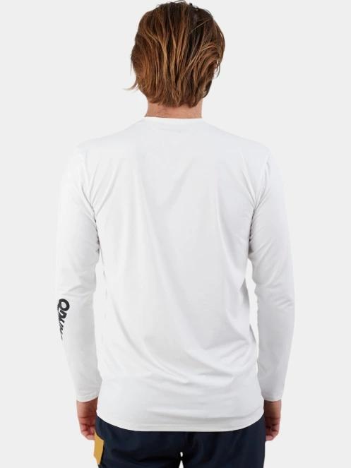 lycra cu maneci lungi pt. barbati Fundango Manado Long II Rashguard alb 3