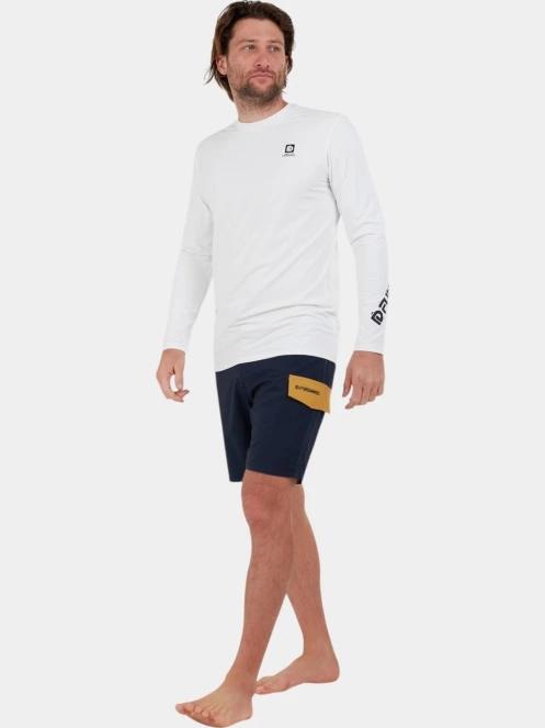 lycra cu maneci lungi pt. barbati Fundango Manado Long II Rashguard alb 4