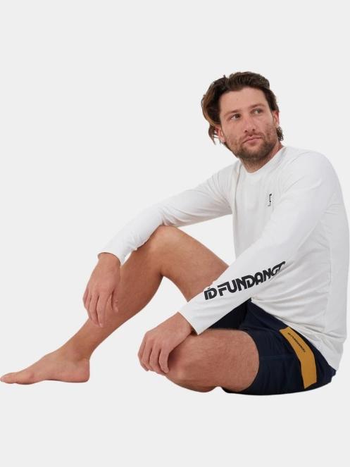 lycra cu maneci lungi pt. barbati Fundango Manado Long II Rashguard alb 5
