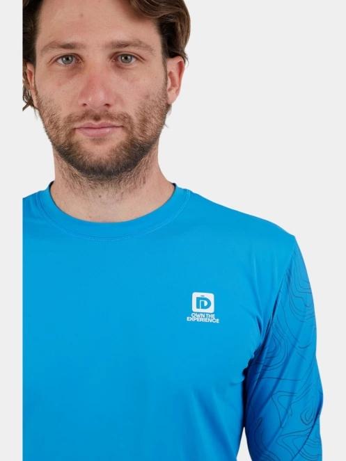 lycra cu maneci lungi pt. barbati Fundango Manado Long II Rashguard albastru deschis 5