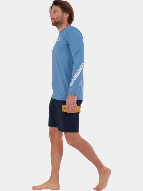 lycra cu maneci lungi pt. barbati Fundango Manado Long II Rashguard albastru 4