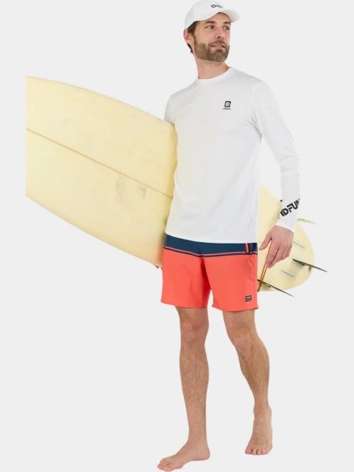 lycra cu maneci lungi pt. barbati Fundango Manado Long III Rashguard alb 2