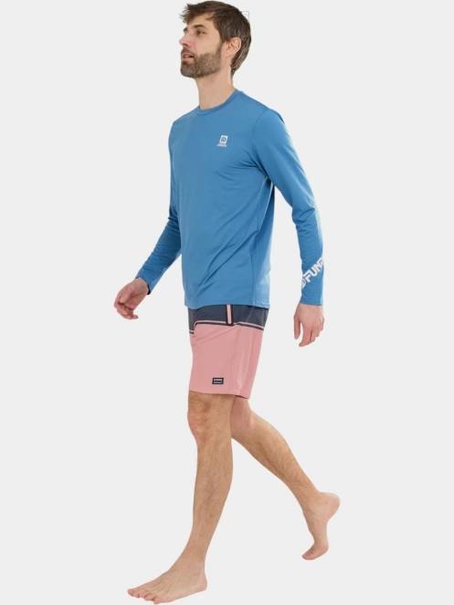 lycra cu maneci lungi pt. barbati Fundango Manado Long III Rashguard albastru 4