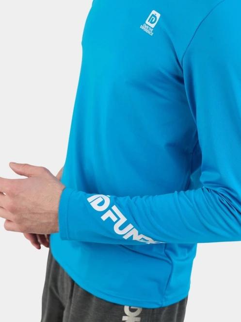 lycra cu maneci lungi pt. barbati Fundango Manado Long III Rashguard albastru deschis 7