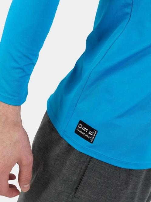 lycra cu maneci lungi pt. barbati Fundango Manado Long III Rashguard albastru deschis 8