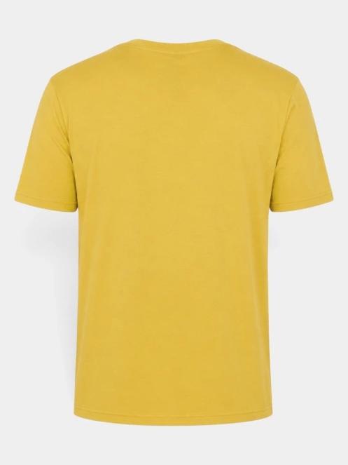 tricou cu maneci scurte pt. barbati Fundango Wanaka Merino T-shirt galben 9