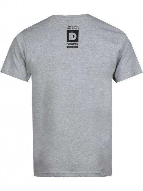 tricou cu maneci scurte pt. barbati Fundango Basic - T Logo-9 T-shirt gri 8