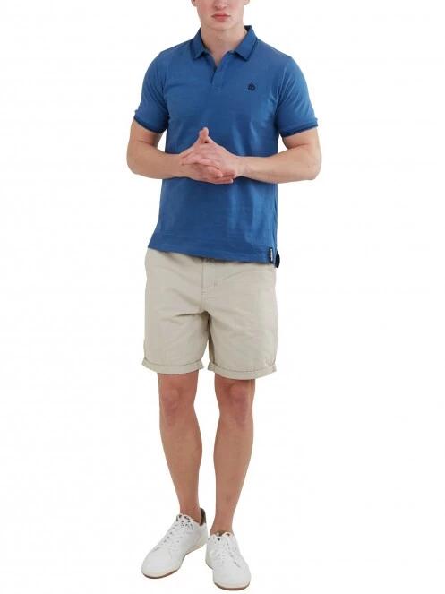 tricou cu guler pt. barbati Fundango Incognito Mono Poloshirt albastru 4