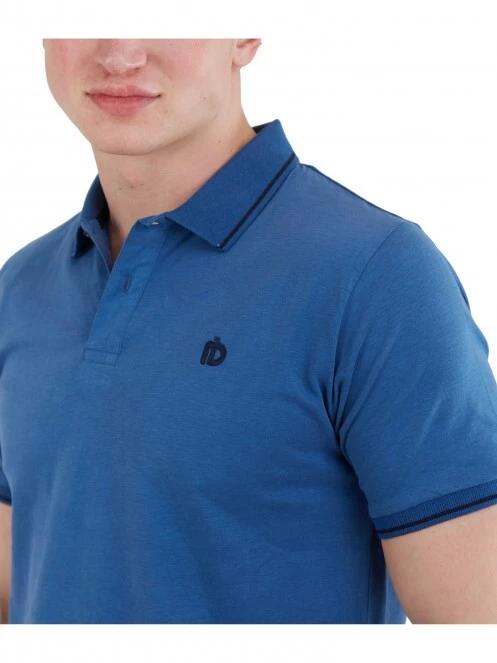 tricou cu guler pt. barbati Fundango Incognito Mono Poloshirt albastru 5
