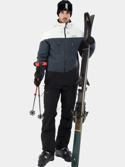 geaca de schi pt. barbati Fundango Privet Allmountain Jacket gri 4