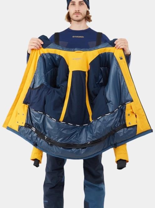 geaca de schi pt. barbati Fundango Privet Allmountain Jacket portocaliu 5