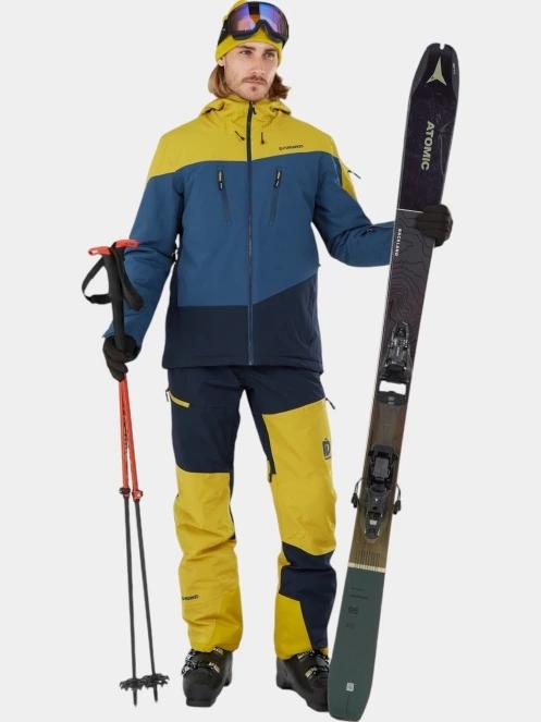 geaca de schi pt. barbati Fundango Privet Allmountain Jacket galben 4