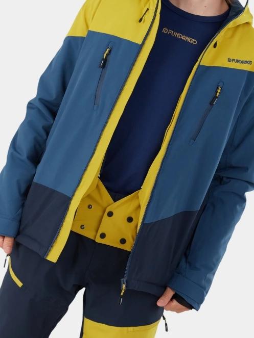 geaca de schi pt. barbati Fundango Privet Allmountain Jacket galben 9