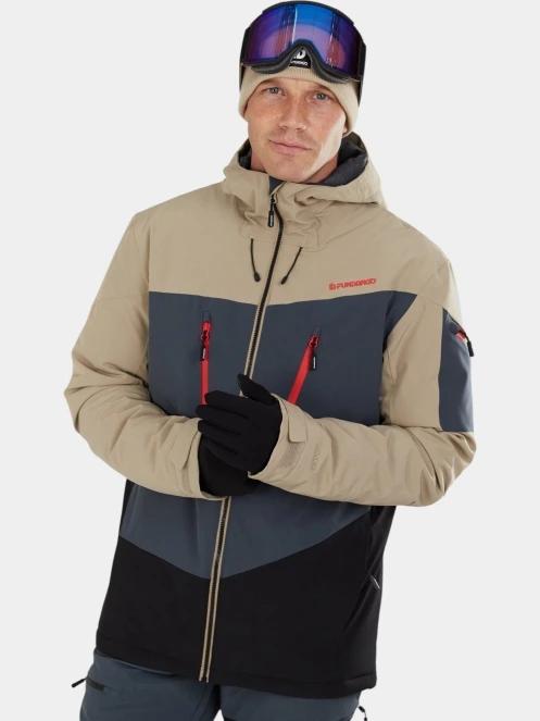 geaca de schi pt. barbati Fundango Privet Allmountain Jacket nisip 2