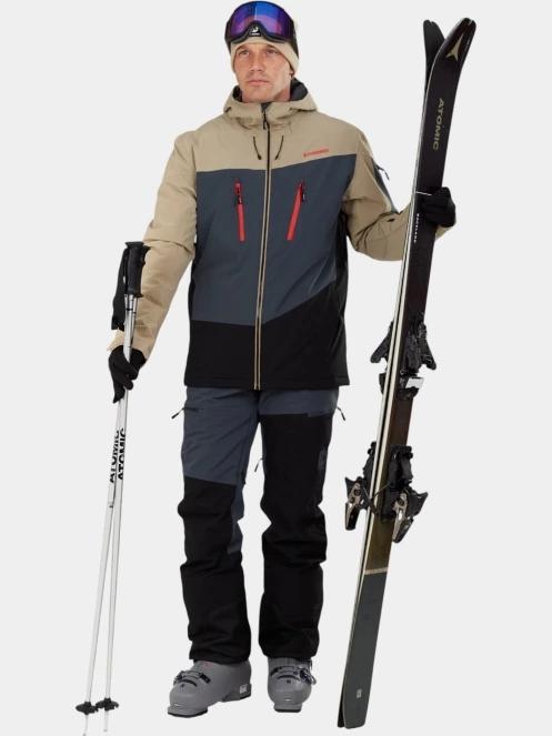 geaca de schi pt. barbati Fundango Privet Allmountain Jacket nisip 4