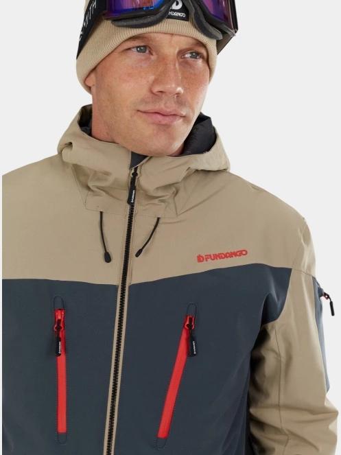 geaca de schi pt. barbati Fundango Privet Allmountain Jacket nisip 9