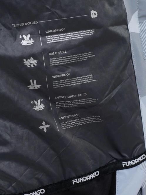 geaca de schi pt. barbati Fundango Telluride Ski Jacket gri 6