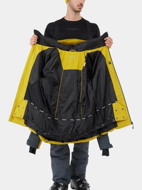 geaca de schi pt. barbati Fundango Fairfield Padded Jacket galben 5