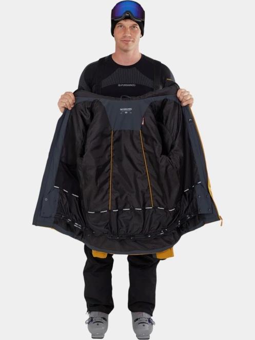 geaca de schi matlasata pt. barbati Fundango Fairfield Padded Jacket gri 5