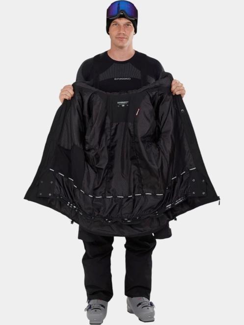 geaca de schi matlasata pt. barbati Fundango Fairfield Padded Jacket negru 5