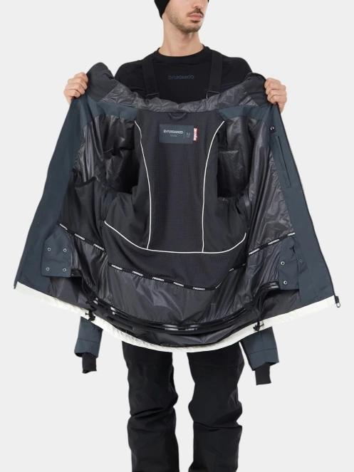 geaca de schi pt. barbati Fundango Rigel 3L Jacket gri 5