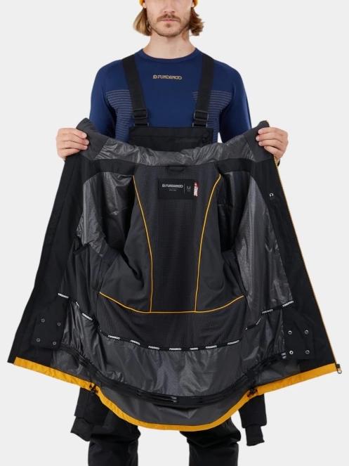geaca de schi pt. barbati Fundango Rigel 3L Jacket portocaliu 5