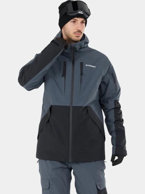 geaca de schi pt. barbati Fundango Baily ECO Allmountain Jacket gri 2