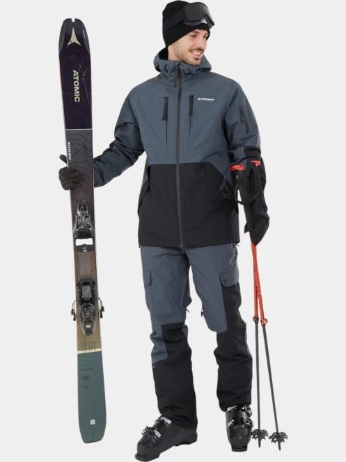 geaca de schi pt. barbati Fundango Baily ECO Allmountain Jacket gri 4