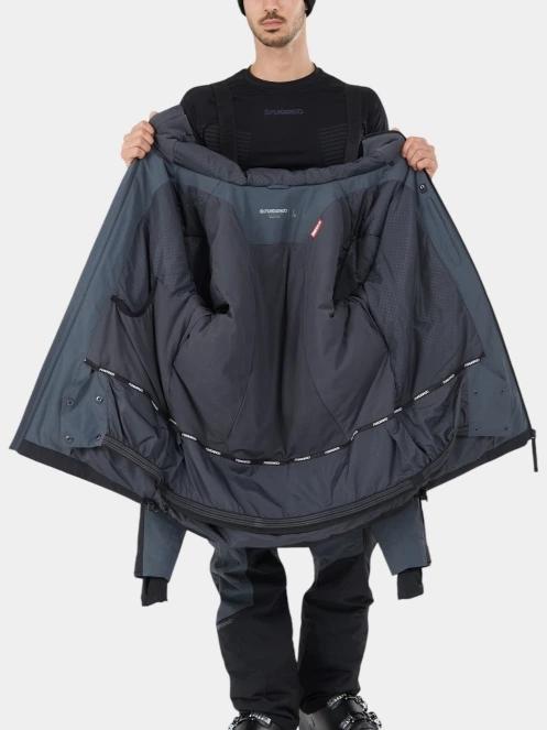 geaca de schi pt. barbati Fundango Baily ECO Allmountain Jacket gri 5